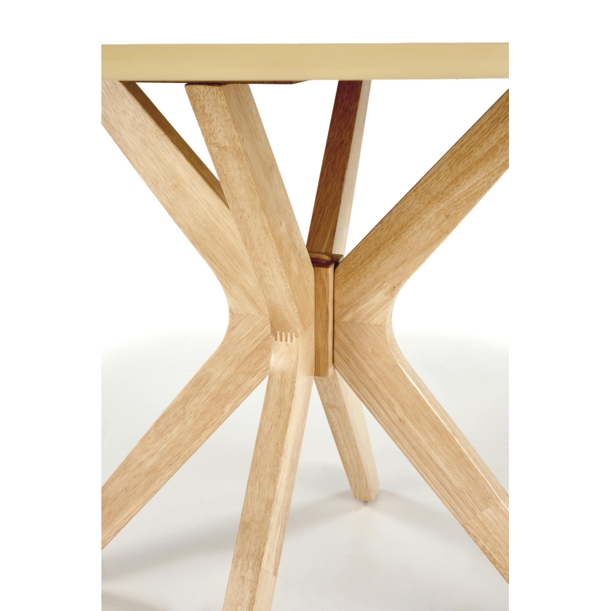 Matbord NICOLAS Ø 120 cm, brunt