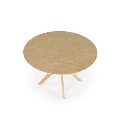Matbord NICOLAS Ø 120 cm, brunt