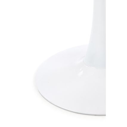 Matbord PACIS, vit marmordekor/vit