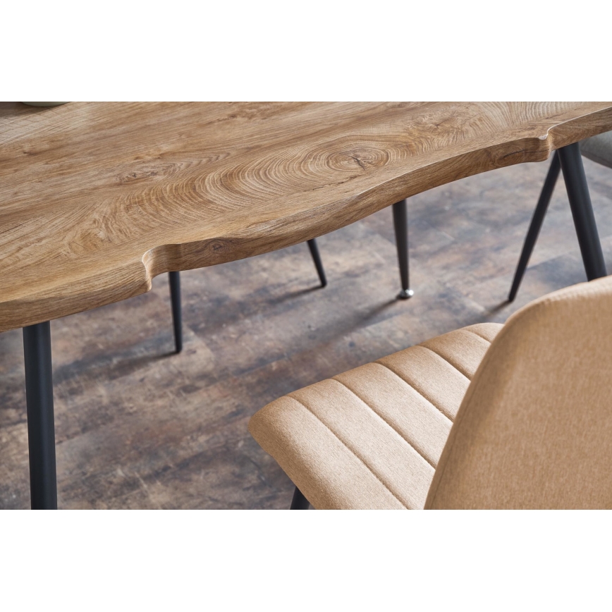 Matbord SOLACE ek/svart