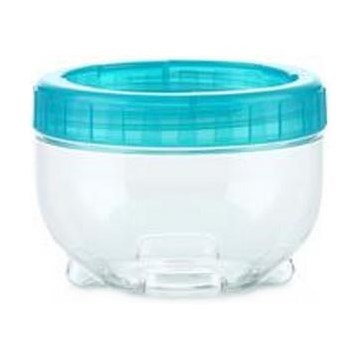 Matburk INTERLOCK 0,15 l turkos/genomskinlig