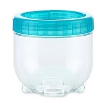 Matburk INTERLOCK 0,28 l turkos/genomskinlig