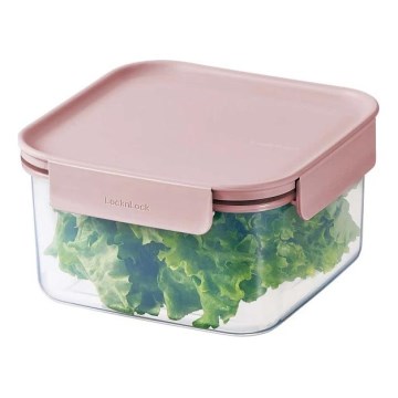 Matförvaringsburk CLASSIC PLUS 1,25 l rosa/genomskinlig