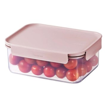 Matförvaringsburk CLASSIC PLUS 1,65 l rosa/transparent