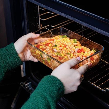 Matförvaringsburk i glas PYREX 1,5 l