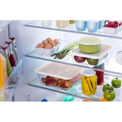 Matförvaringsburk i glas PYREX 1,5 l