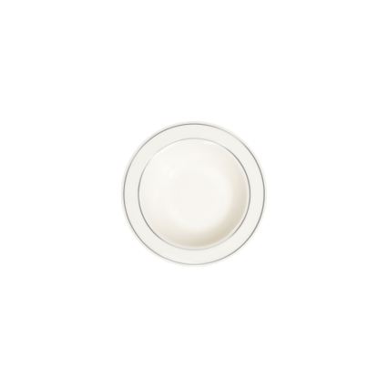 Matservis 18 st krämvit/silver/porslin