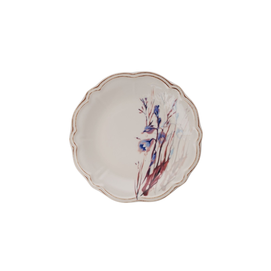 Matservis, 24 delar, flerfärgad/porslin