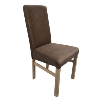 Matstol ALISON brun/bok