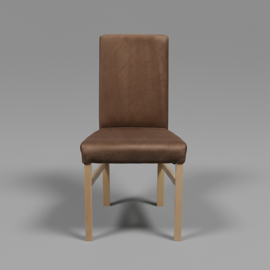 Matstol ALISON brun/bok