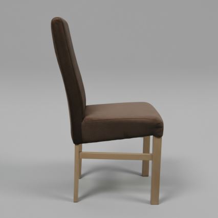 Matstol ALISON brun/bok