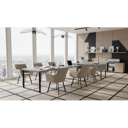 Matstol AMELIA taupe