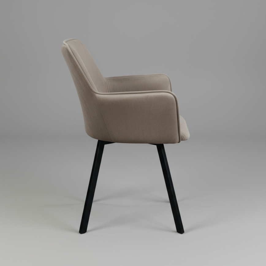 Matstol AMELIA taupe