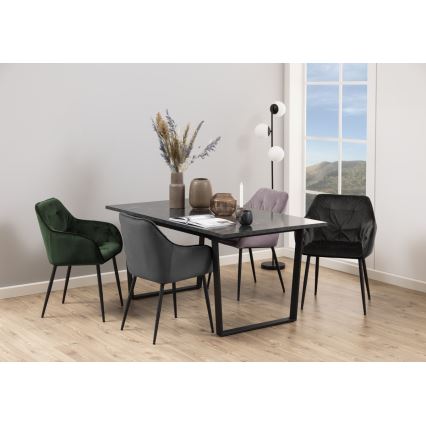 Matstol med armstöd AYLIN 1 st rosa