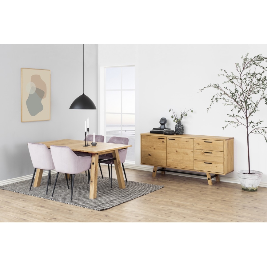 Matstol med armstöd AYLIN 1 st rosa