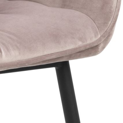 Matstol med armstöd AYLIN 1 st rosa
