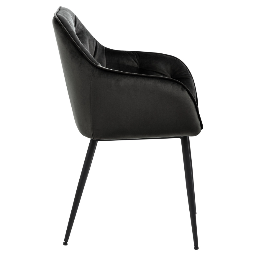 Matstol med armstöd AYLIN 1 st svart