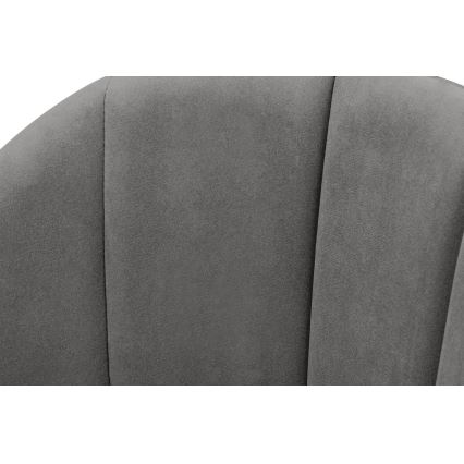 Matstol BOVIO 86x48 cm grå/bok