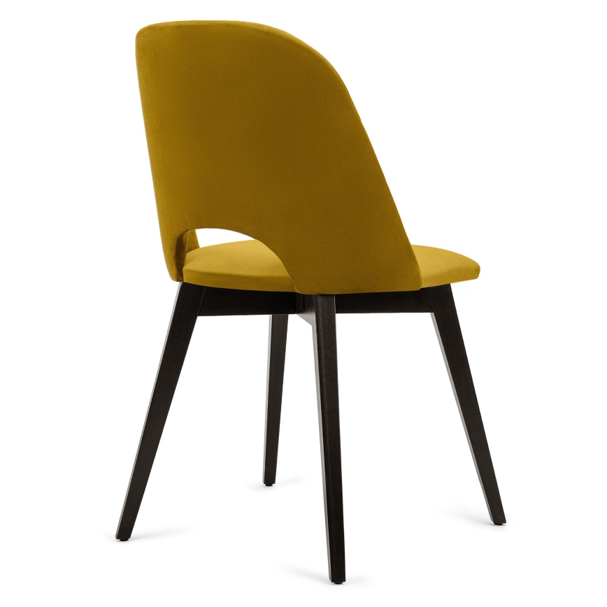 Matstol BOVIO 86x48 cm gul/bok