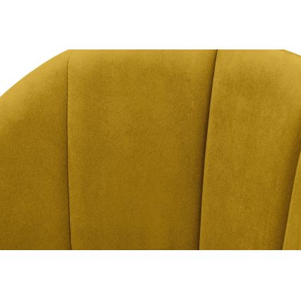 Matstol BOVIO 86x48 cm gul/bok