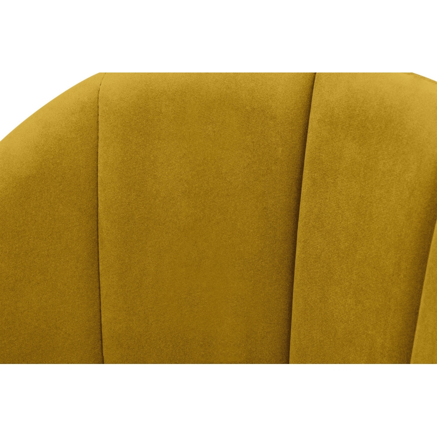 Matstol BOVIO 86x48 cm gul/bok