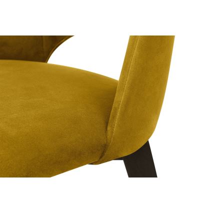 Matstol BOVIO 86x48 cm gul/bok