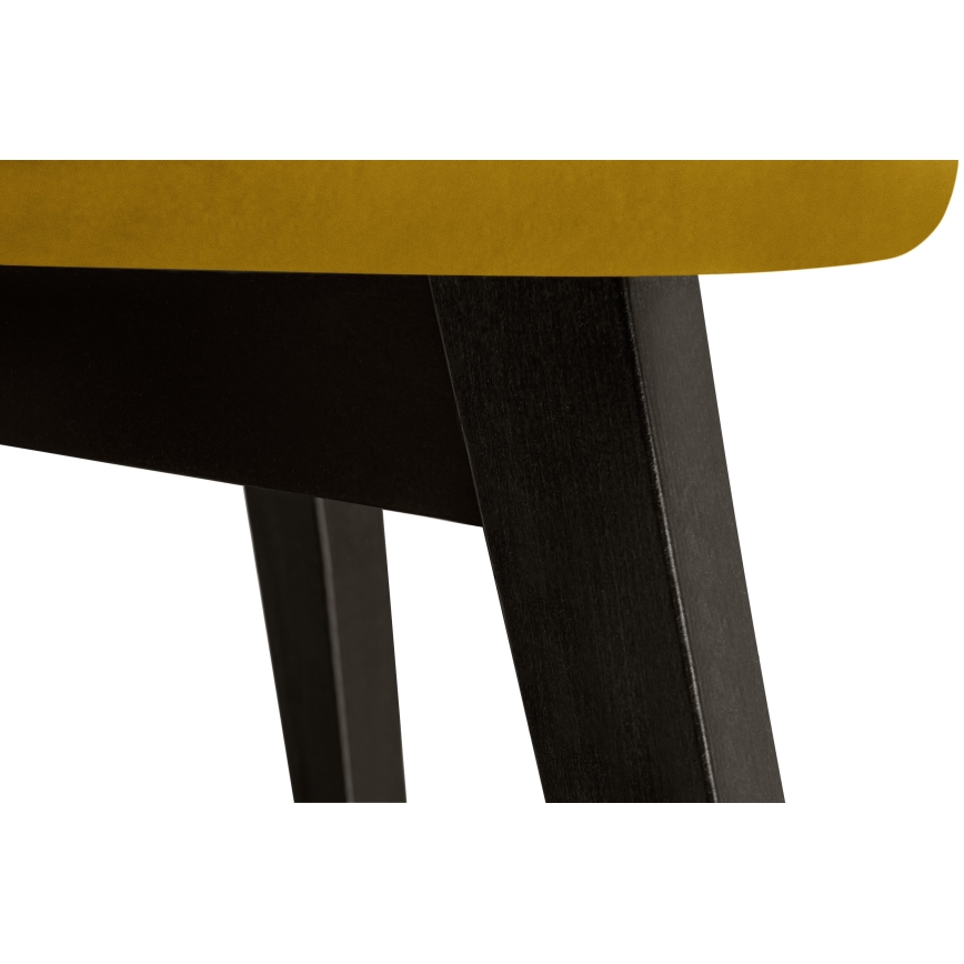 Matstol BOVIO 86x48 cm gul/bok