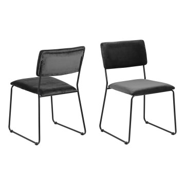 Matstol COLE 1 st mörkgrå