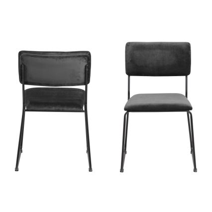 Matstol COLE 1 st mörkgrå