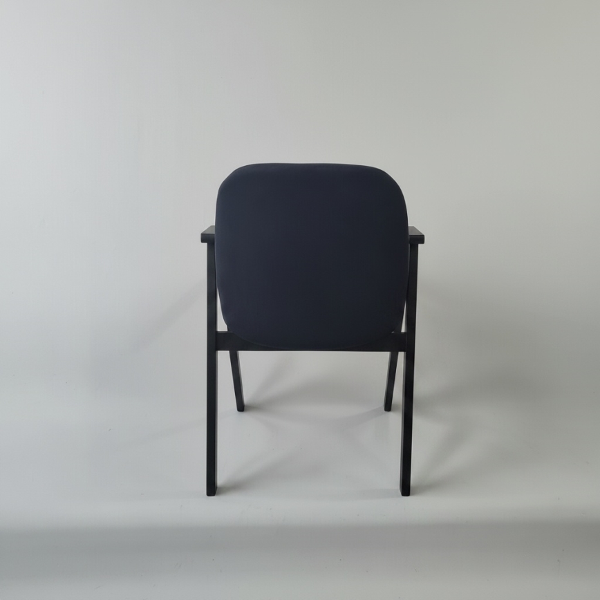 Matstol GARDA svart/antracit
