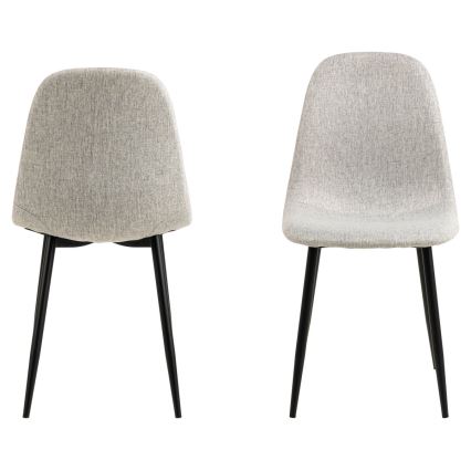 Matstol KAIA 1 st ljusgrå