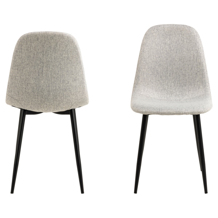 Matstol KAIA 1 st ljusgrå