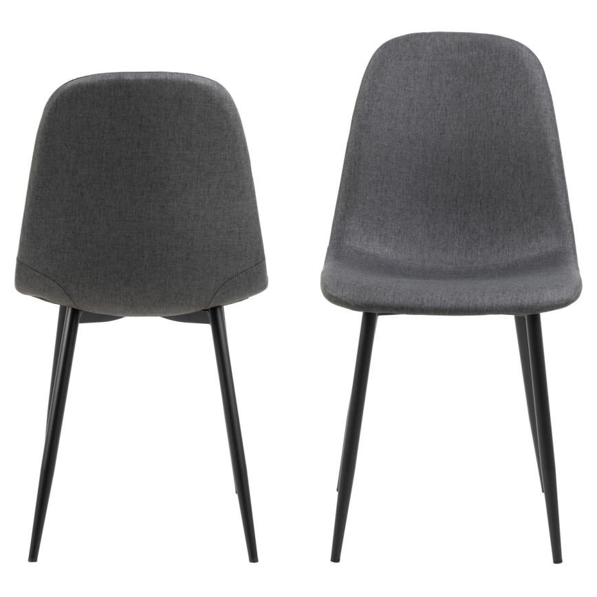 Matstol KAIA 1 st mörkgrå