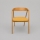 Matstol LUSO ek/orange