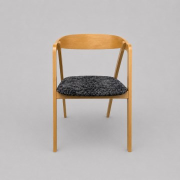 Matstol LUSO ek/svart