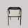 Matstol LUSO svart/beige
