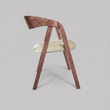 Matstol LUSO valnöt/beige