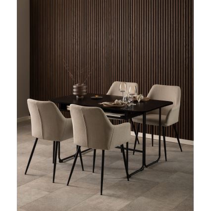 Matstol med armstöd TANYA 1 st beige