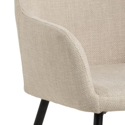 Matstol med armstöd TANYA 1 st beige