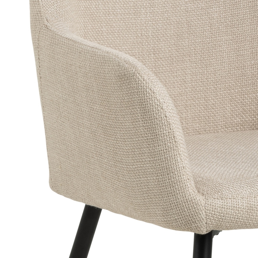 Matstol med armstöd TANYA 1 st beige