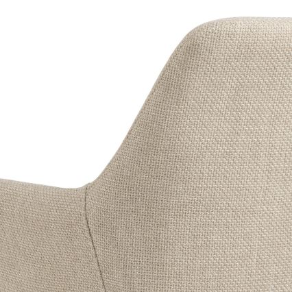 Matstol med armstöd TANYA 1 st beige