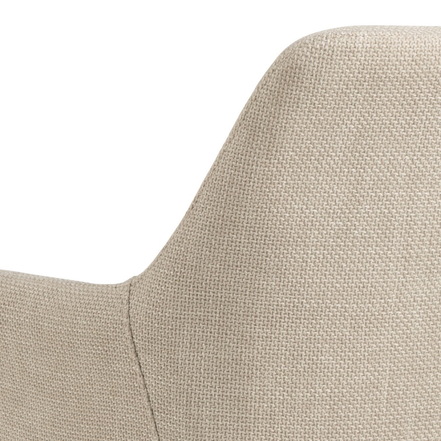 Matstol med armstöd TANYA 1 st beige