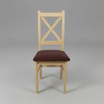 Matstol NATE i sonomabok ek/mörkbrun