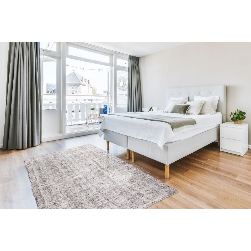 Matta BILBAO SHAGGY 120x160 cm grå/antracit