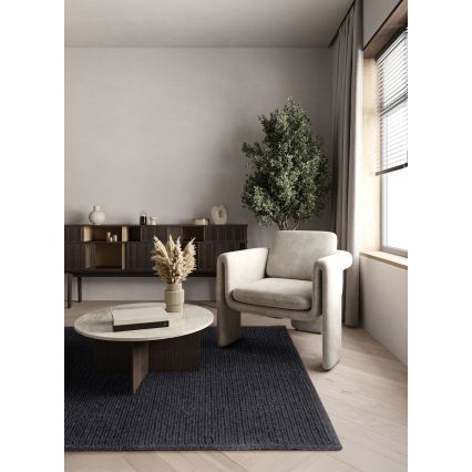 Matta FIR WOOL 120x170 cm 2600 g/m2 antracit/natur