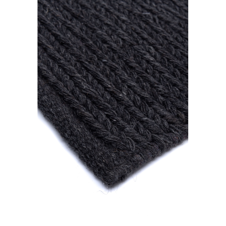 Matta FIR WOOL 120x170 cm 2600 g/m2 antracit/natur