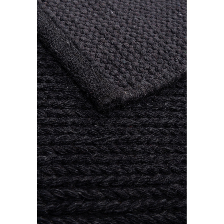 Matta FIR WOOL 120x170 cm 2600 g/m2 antracit/natur