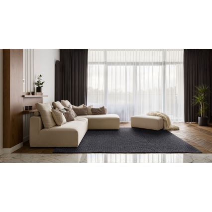 Matta FIR WOOL 160x230 cm 2600 g/m2 antracit/natur