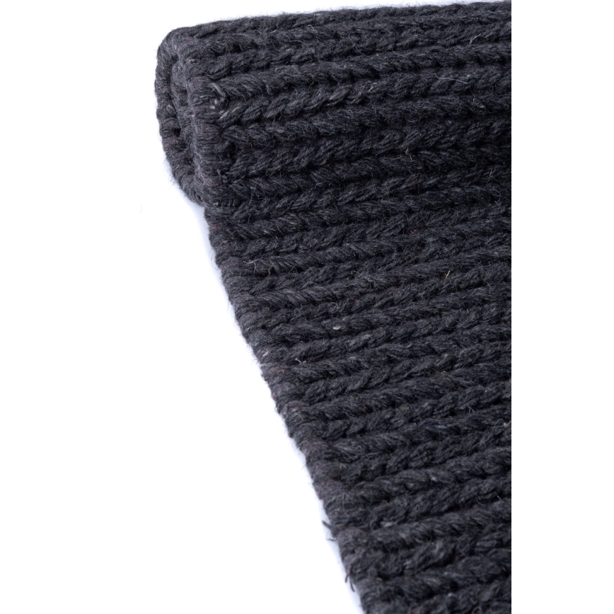Matta FIR WOOL 160x230 cm 2600 g/m2 antracit/natur