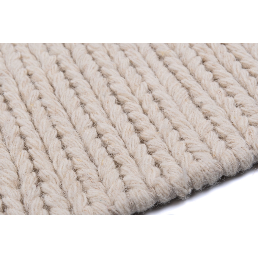 Matta FIR WOOL 200x300 cm 2600 g/m2 krämvit/naturlig
